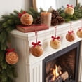 thumbnail image 1 of erdimoy Gingerbread‑Style Christmas Ornament Balls Set, 3.15 Inch 6‑Pack Hanging Baubles for Christmas Tree Holiday Decoration, 1 of 6