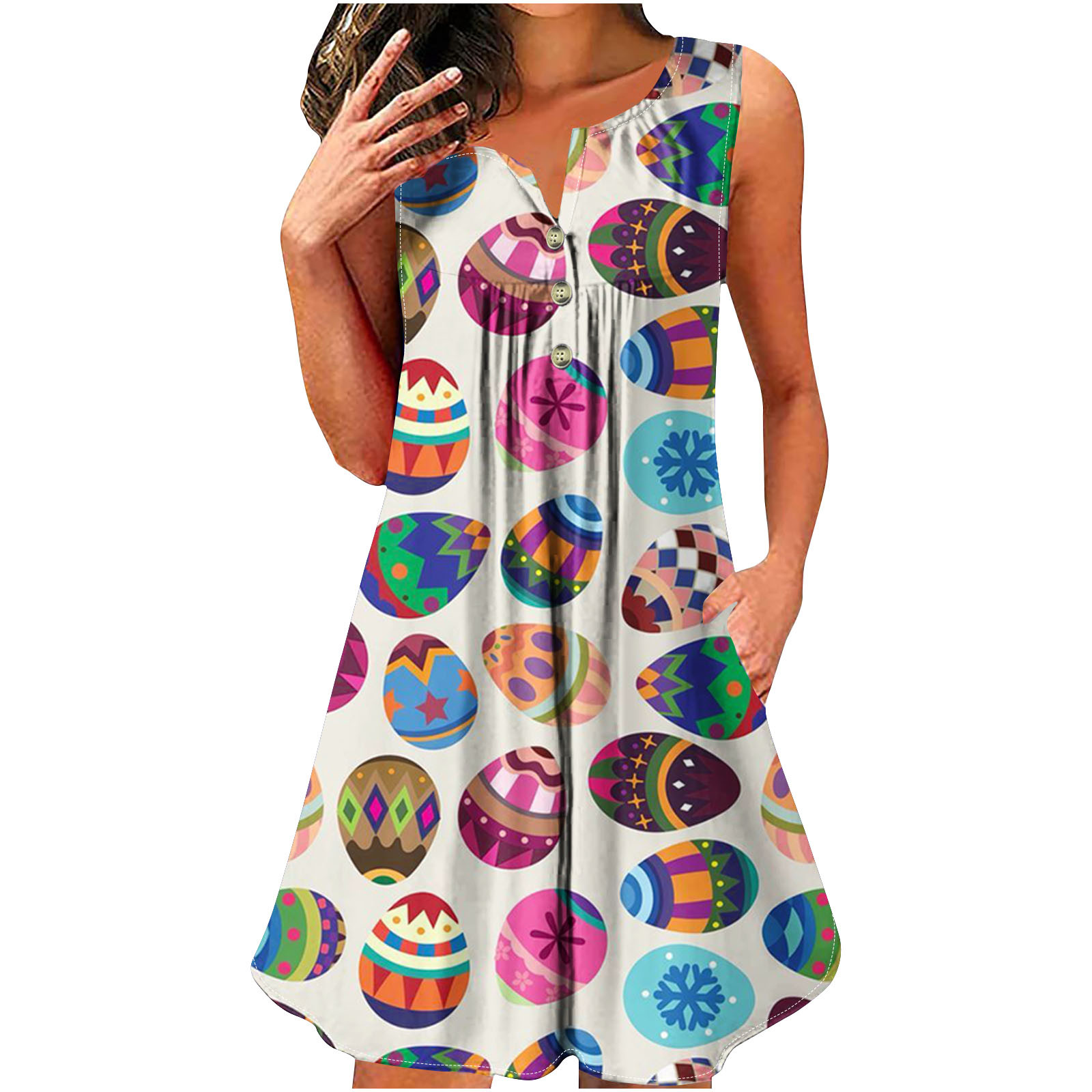 erdiore Summer 2024 Dress Summer Dresses for Women Plus Size Women Travel Clothes Romper Dress