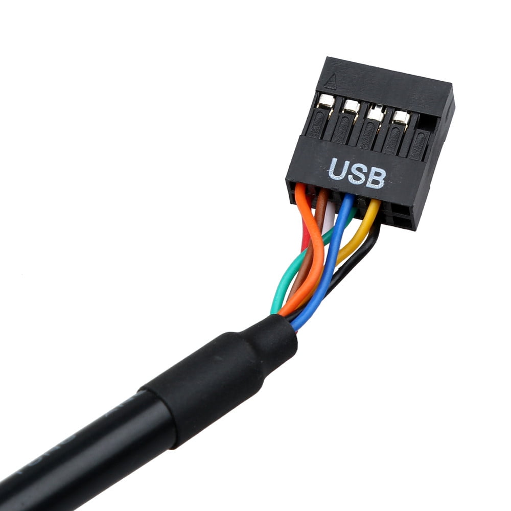 Small USB3.0 Header to USB2.0 20Pin USB Female to 9Pin USB Male Transfer Cable e