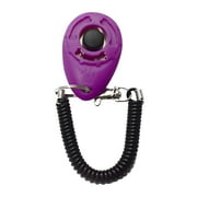 erfcxs 1 Piece New Dog Pet Click Clicker Training Trainer Aid Wrist Strap