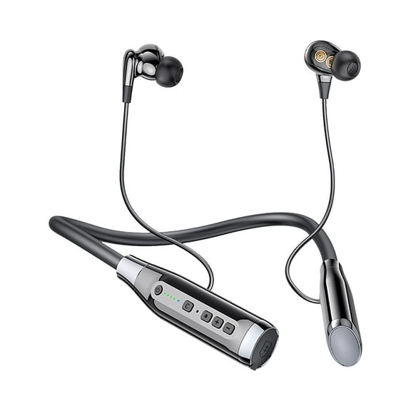 erfcxs 100 Hours Playtim E Bluetooth Headphones With Mic TF Card Slot Light&Comfortable Wireless Neckband Headset IPX5 Waterproof Sport Earbuds For Home Office