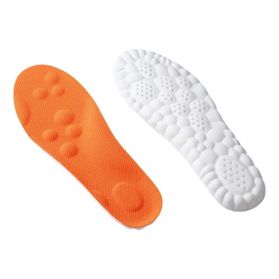 erfcxs 1Pairs 4D Memory Foam Insoles Upgraded Welt To Fit Steppers Insoles For And With Arch Support And Cushioned Comfort For All Types