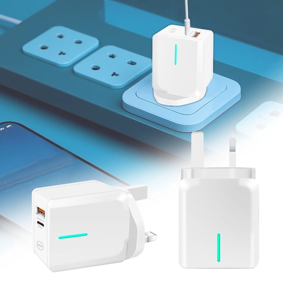 erfcxs 20W Fast Charging USB C Wall Adapter Power Plug For Galaxy Smartphones And Tablets