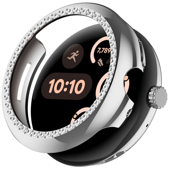 erfcxs 41mm Smart Sports Watch Half Covered Design Drilled Hollow Ergonomic Fit Durable PC Material & Drop Resilient