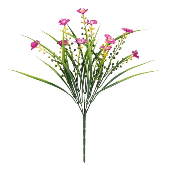 erfcxs 4pcs Flowers Outdoors Decoration Silk Flowers Spring Summer Garden Yard Porch Window Home Indoor Outdoor Mixed