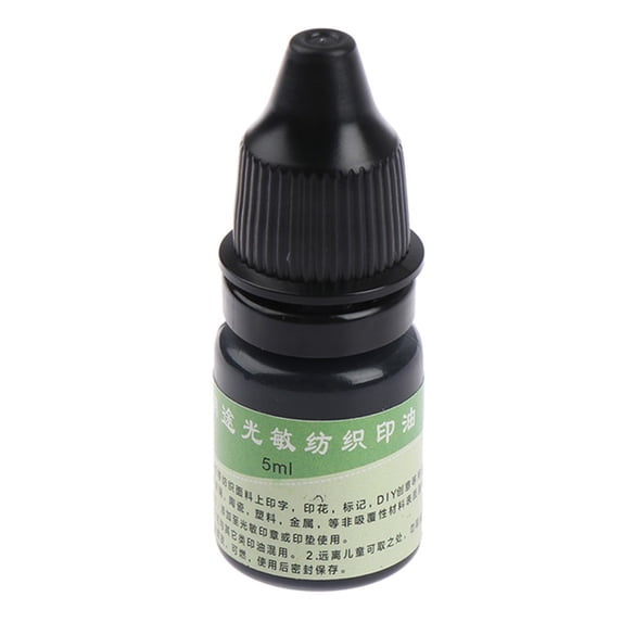 erfcxs 5ml Pratical Refill Ink 3 Color Choice For Self Inking Flash Rubber Stamp Gift