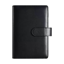 erfcxs A6 Cover 5 X 7 6 Ring PU Leather Notebook Cover Refillable A6 With Buckle Closure For Filler Paper Loose Leaf Personal Planner Notebook