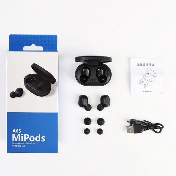 erfcxs A6S Airdots Bluetooth 5.0 Earbuds Wireless Earbuds Redmi Airdots Headphone