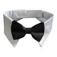 erfcxs Adjustable Dog Neck Tie Collar Dog Collar With Black Necktie ...