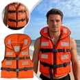 thumbnail image 1 of erfcxs Adult Life Jacket Vest For Boating Water Sports With High Buoyancy And Whistle, 1 of 7
