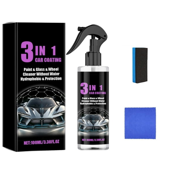erfcxs Advanced Automotive Coating Spray High Gloss Scratch Remover Polish Solution Enhances Shine Color Depth Easy Application Long Lasting Finish 100ml