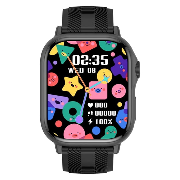 erfcxs Advanced Smart Watch 30 Featuring Heart Rate Step Counter and Extended Battery Life for