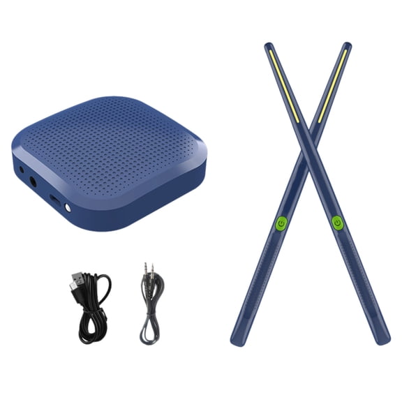 erfcxs Air Drum Sticks Virtual Electronic Drum Drumsticks Air Drum With Drumsticks Pedals And 8 Sounds Tabletop Drum Machine For Beginners