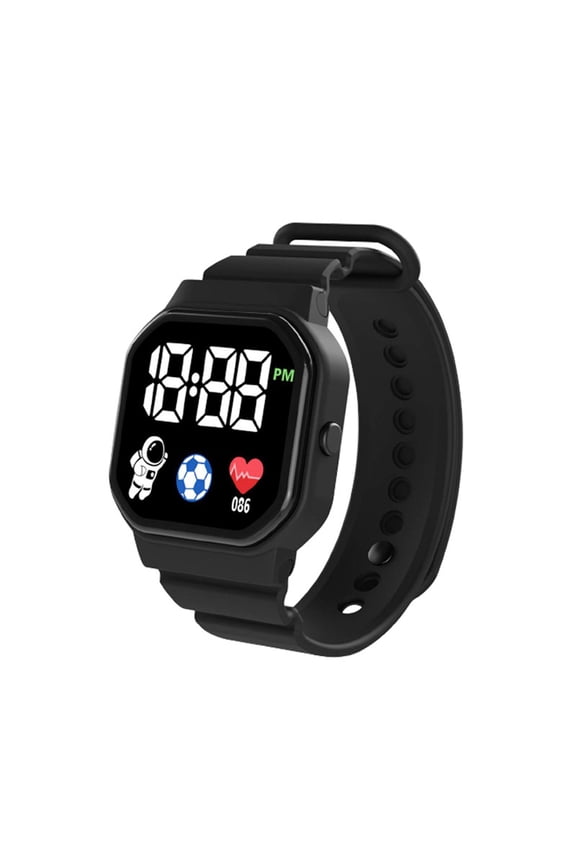 Astronaut Themed Smart LED Electronic Watch for Students with Multiple Functions and Stylish Design