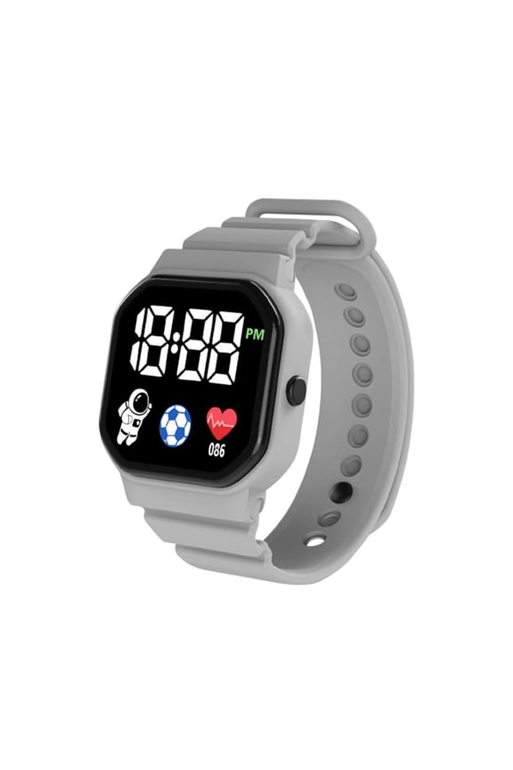 Astronaut Themed Smart LED Electronic Watch for Students with Multiple Functions and Stylish Design