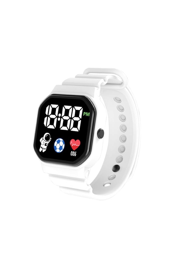 Astronaut Themed Smart LED Electronic Watch for Students with Multiple Functions and Stylish Design
