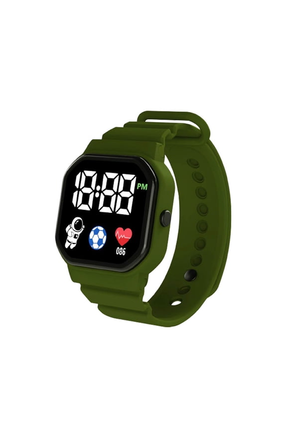 Astronaut Themed Smart LED Electronic Watch for Students with Multiple Functions and Stylish Design