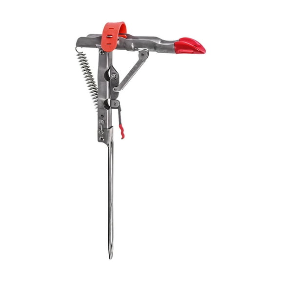 erfcxs Automatic Spring Fishing Rod Holder Stainless Steel Fishing Pole Stand With Spring Tip Up Action For Ground Support Brackets