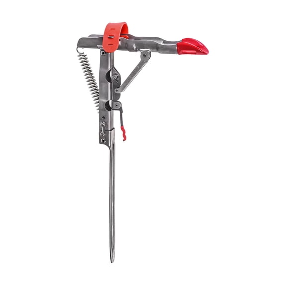 erfcxs Automatic Spring Fishing Rod Holder Stainless Steel Fishing Pole Stand With Spring Tip Up Action For Ground Support Brackets