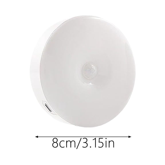 [erfcxs] Automatically Activated Battery Powered Motion Sensor Rechargeable Wireless LED Night Light with Stick On Mount for Closet Cabinet Stairs Hallway Bedroom Indoor Outdoor Areas