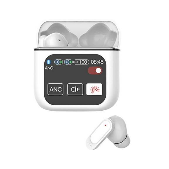 erfcxs B Luetooth Earbuds Headphones Noise Cancelling B Luetooth Earbuds T Ouch Screen Earbuds Wireless B Luetooth Up To 40hrs Of P Laytime