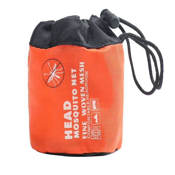 erfcxs Beekeeper Mesh Head Net with Drawstring for Outdoor Hiking Face Guard Sun Storage Bag Included