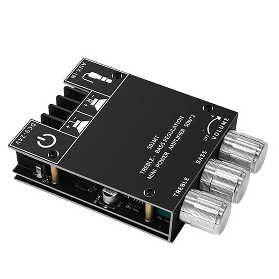 erfcxs Bluetooth 5.0 Audio Amplifier Board Module 2.0 Channel 50W*2