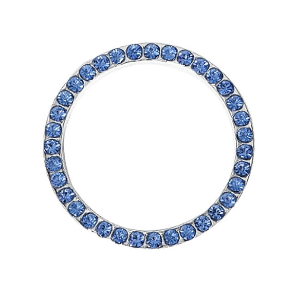 erfcxs Car One-key Start Button Decoration Ring Diamond Ignition Ring Sticker