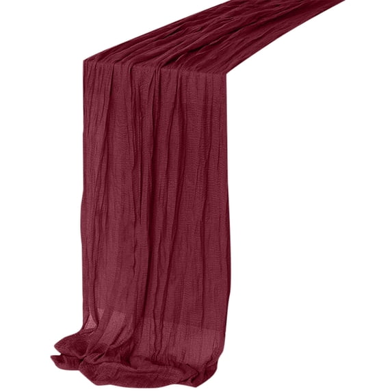 erfcxs Cheesecloth Table Runner Cheese Cloth Tablecloth 90x180 Cm Table Runner For Wedding Decor Holiday Birthday Party Table Dining Room Dresser Decor
