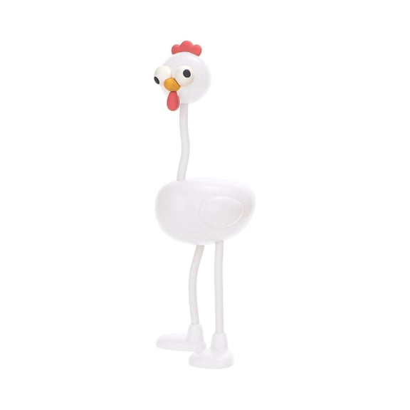 erfcxs Foldable Chicken Shaped LED Night Light Cartoon Desk Lamp For Kids Nursery Bedroom Living Room