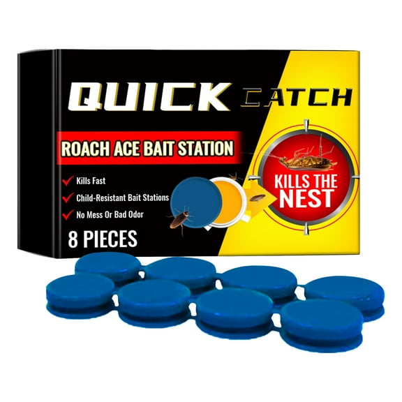 erfcxs Cockroach Trap Station for Kitchen and Household Extermination Control