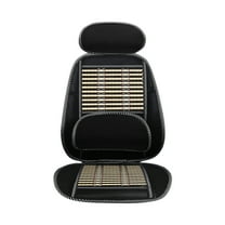 erfcxs Cool And Breathable Massage Cushion Car Seat Cover Seat Cushion With Back Massage CoolSeat Cover For Car Home The Car Massage Seat Cushion Is Equipped With Headrest Lumbar Support