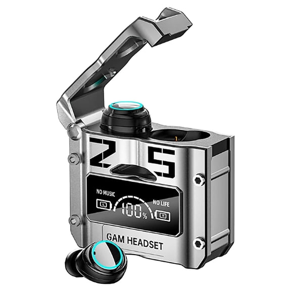 erfcxs Cool Mode Gaming Headset with Advanced Low Latency and -Low Power Consumption for Immersive Metal-Build Audio Experience