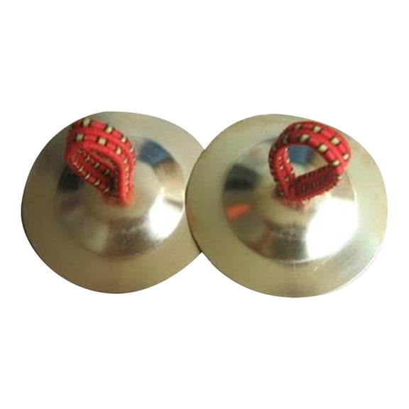 erfcxs Copper Percussion Set for Music Teaching and Early Education Enlightenment with Stage Grade Brass Material and Three Scale Precision Adjustment 2PCS