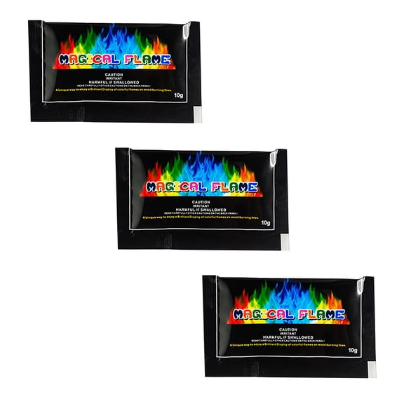 erfcxs Creates Colorful Flames For Wood Burning Fires Magical Rainbow Flames For Indoor Fireplace Outdoor Halloween Christmas Nativity Bonfire Party