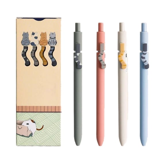 erfcxs Cute Cat Tail Ballpoint Pen High End Series Fine Point Smooth Writing Instrument for Journaling Note Taking and Study