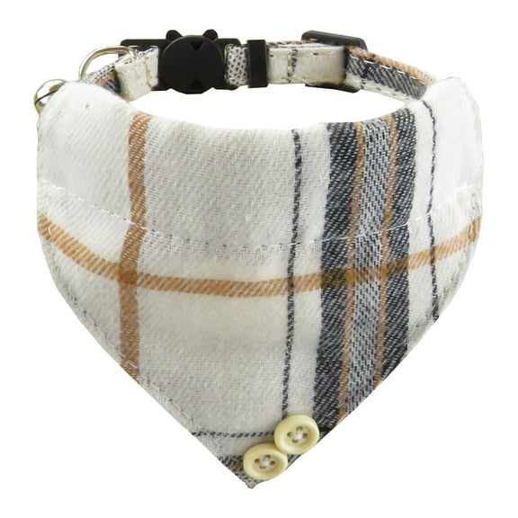 erfcxs Cute Pet Partner New British Cat Collar Gentleman Style Bow Cat Collar Triangle Scarf Collar Set