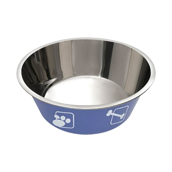 erfcxs Dog Bowls Stainless Steel Dog Bowls For Large Medium Sized Dogs Dog Food Water Bowls With Non Rubber Bottom Pet Feeding Bowl Double Wall Insulated Rustproof