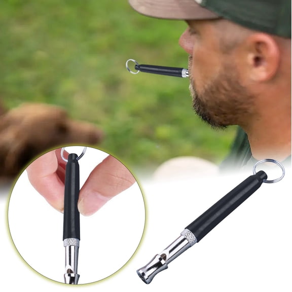erfcxs Dog Training Whistle with Adjustable Frequency for Obedience Control and Easy Carry Lanyard