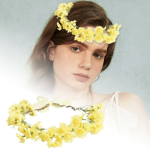 erfcxs Durable Floral Headpiece Wreath for Celebration Events and Festive Party Decorations