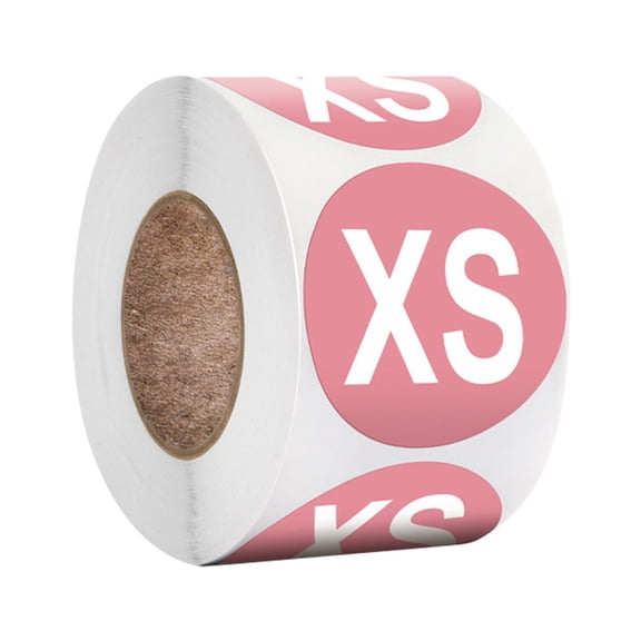 erfcxs Durable Paper Size Marking Stickers for Clothing Home Organization and Retail Store Use
