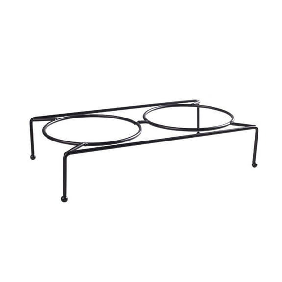erfcxs Elevated Dog Bowl Stand With Iron Frame For Easy Feeding And Improved Digestion
