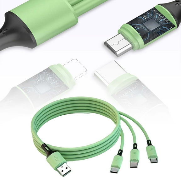 erfcxs Fast Charging USB for Universal Device Power and Data Sync Micro USB and Type C Connectors Included
