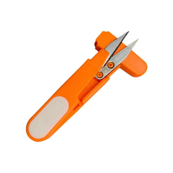 erfcxs Fishing Scissors Shears with Hooded Cover Durable Stainless Steel Line Cutter Gear for Anglers