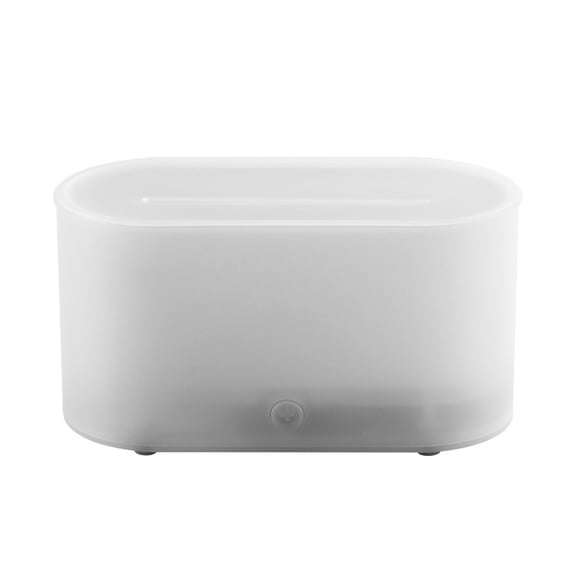 erfcxs Flame Aroma Diffuser USB Powered Desk Humidifier With Colorful LED Lights For Home And Bedroom