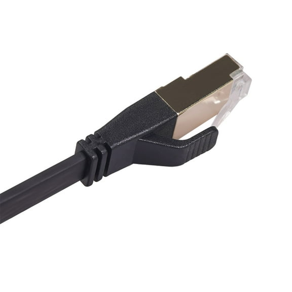 erfcxs Flat Category 8 Double Shielded 40Gbps 10 Gigabit Ethernet Cable 0.5M