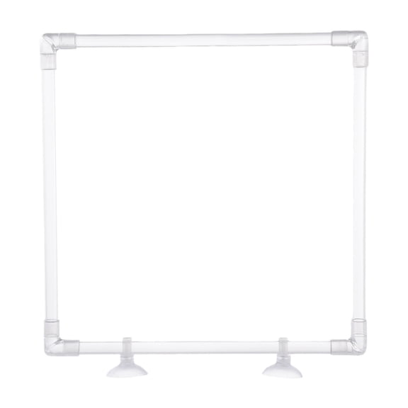 erfcxs Floating Fish Feeder Ring Square Shape Feeder Ring With Suction Cup Fish Feeding Tool Aquarium Floating Ring Square Floating Ring