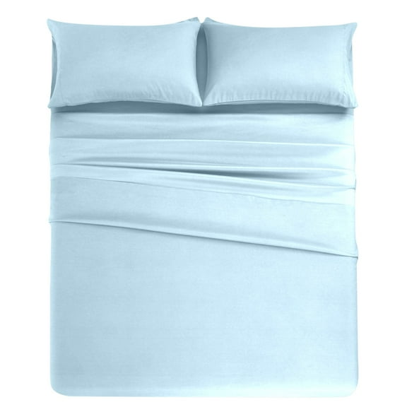 erfcxs Four-Piece Bedding Set Polyester Fabric for Comfort and Restful Sleep