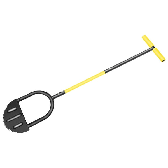 erfcxs Gardening Tools Hand Edging Shovel Half Moon Grassland Edger Serrated Grassland Edging Tool