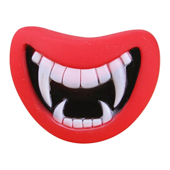 erfcxs Graspable Squeaky Dog Toy Suitable For Aggressive Chewers Red Lipped Dog Teething